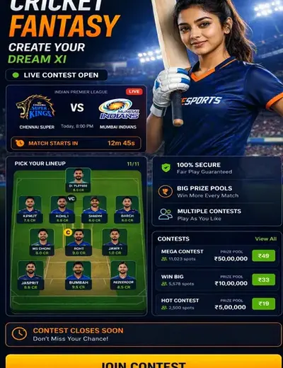 Lotus365 (lotus365 apk) fantasy cricket & matchday visual 3